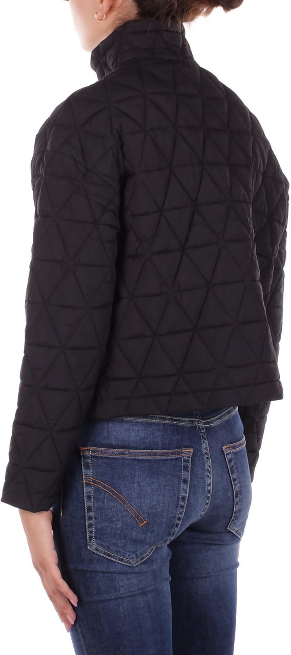 K-WAY Coats Black Pure Zwart