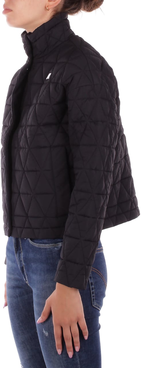 K-WAY Coats Black Pure Zwart