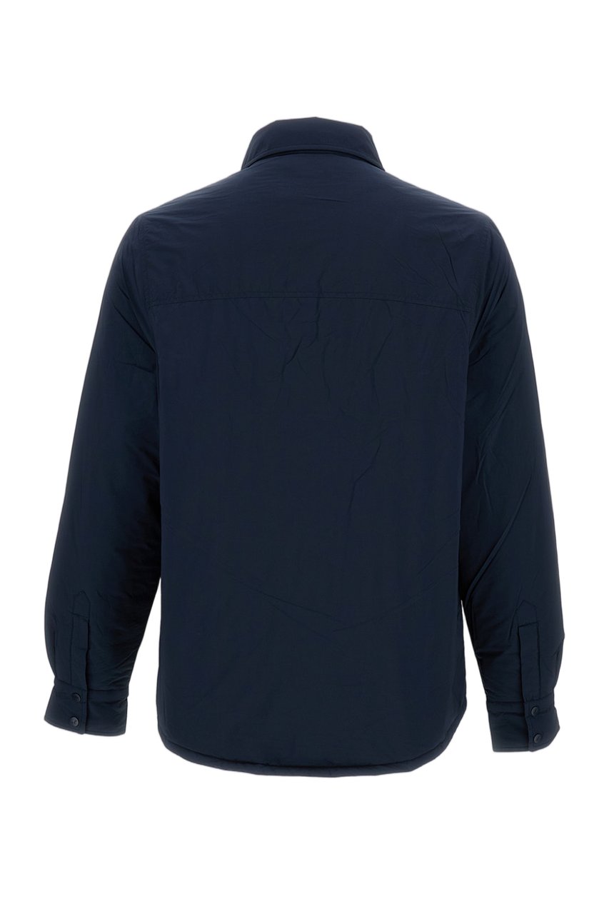 K-WAY Blue Umbert Nylon Shirt Blauw