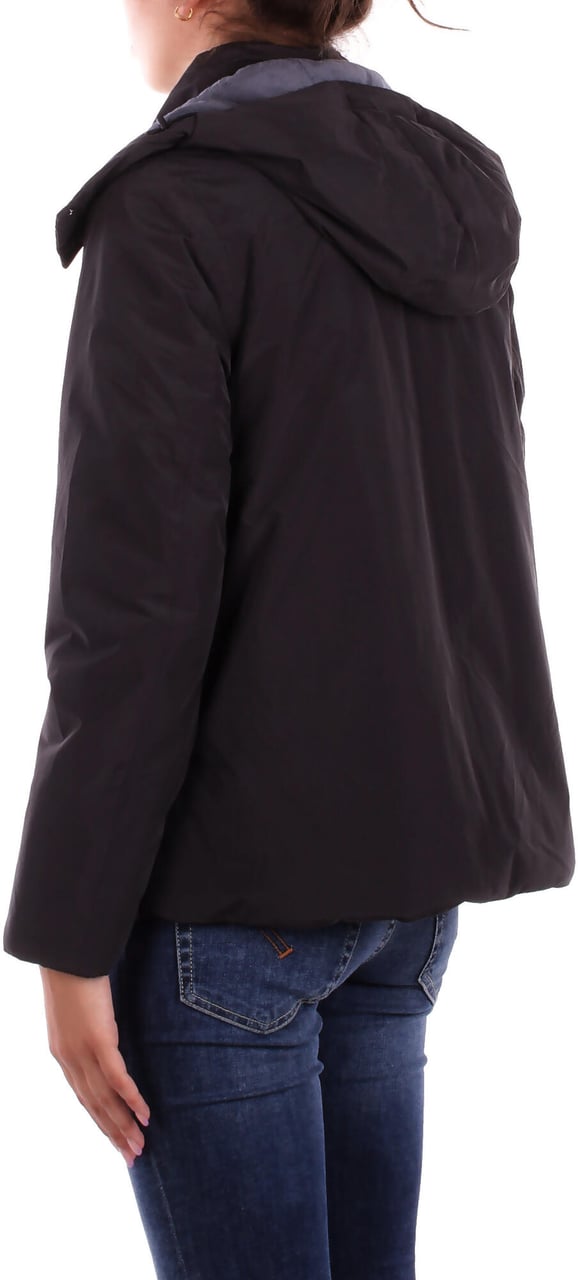 K-WAY Coats Black P Blue A Zwart