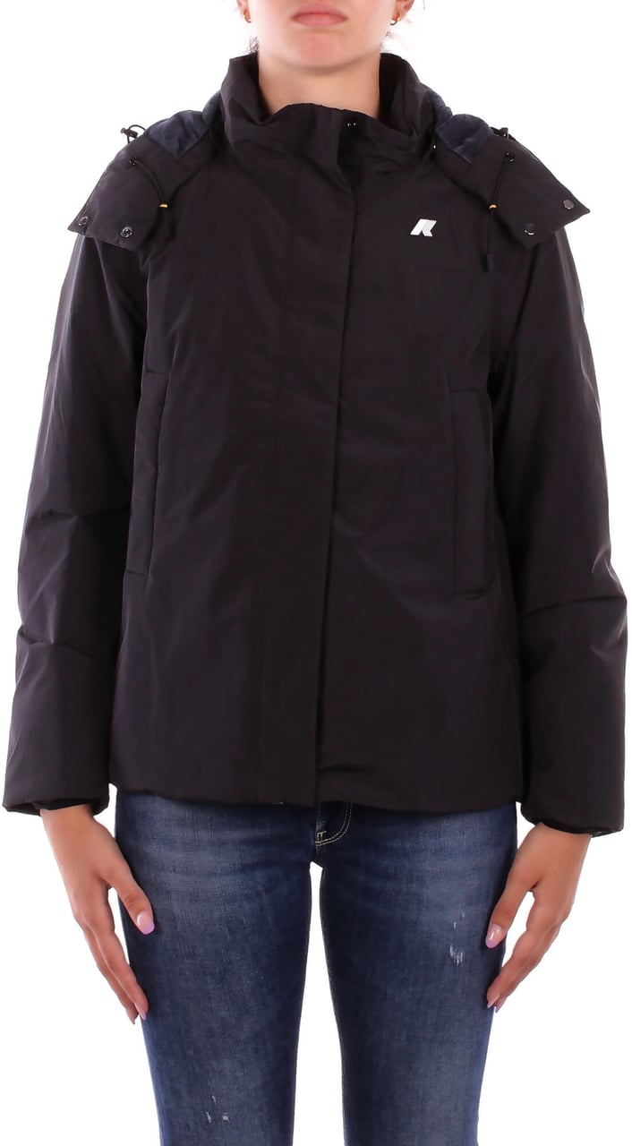 K-WAY Coats Black P Blue A Zwart