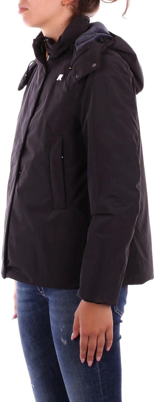 K-WAY Coats Black P Blue A Zwart