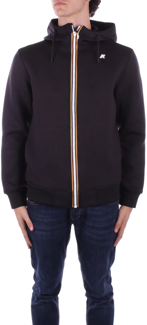 K-WAY Coats Black Pure Zwart