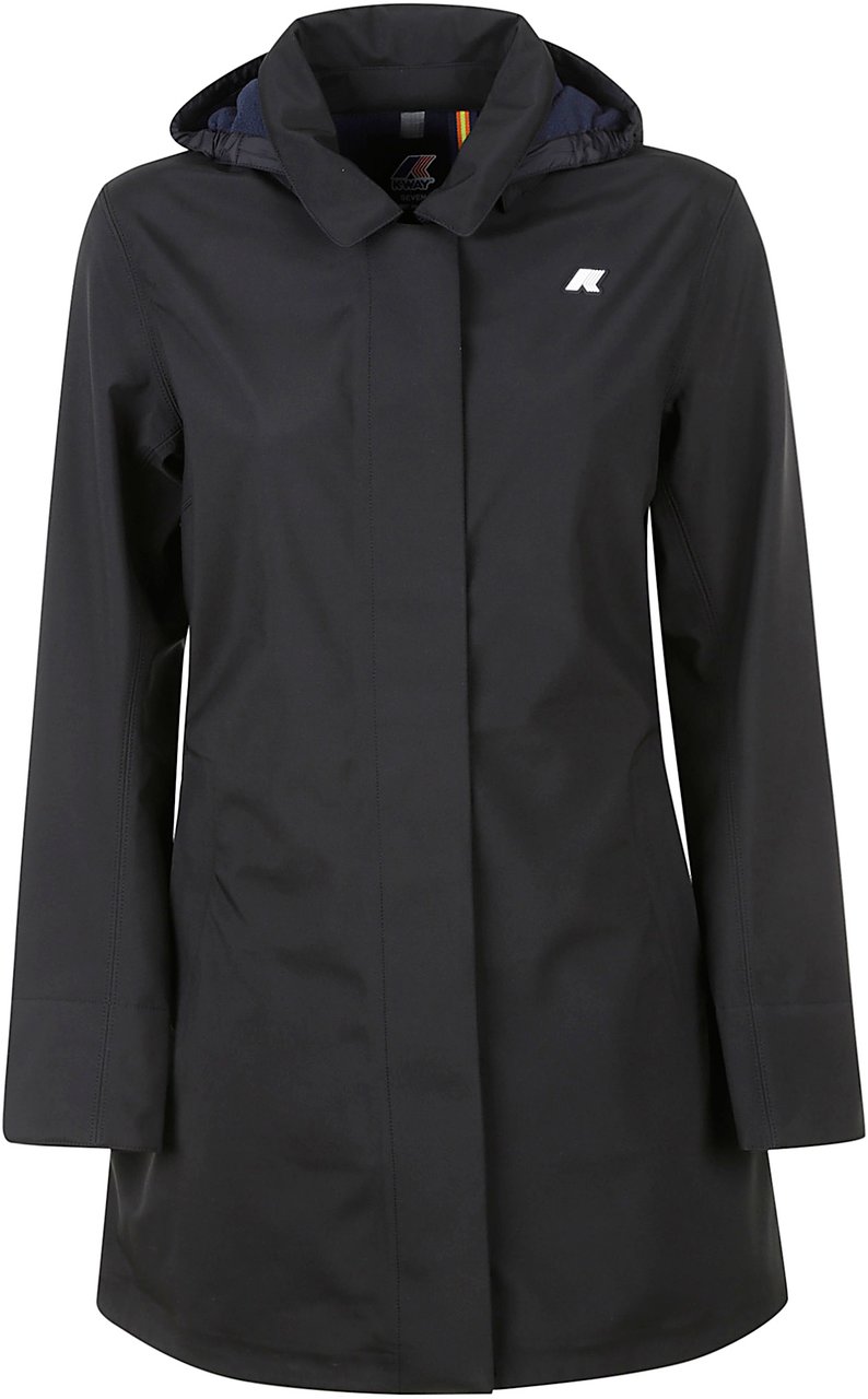 K-WAY Coats Black Zwart