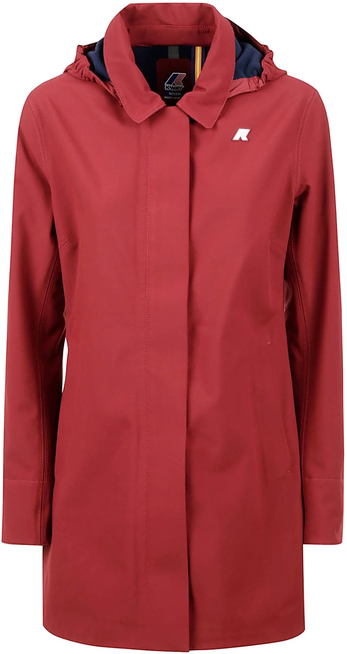 K-WAY Coats Bordeaux Rood