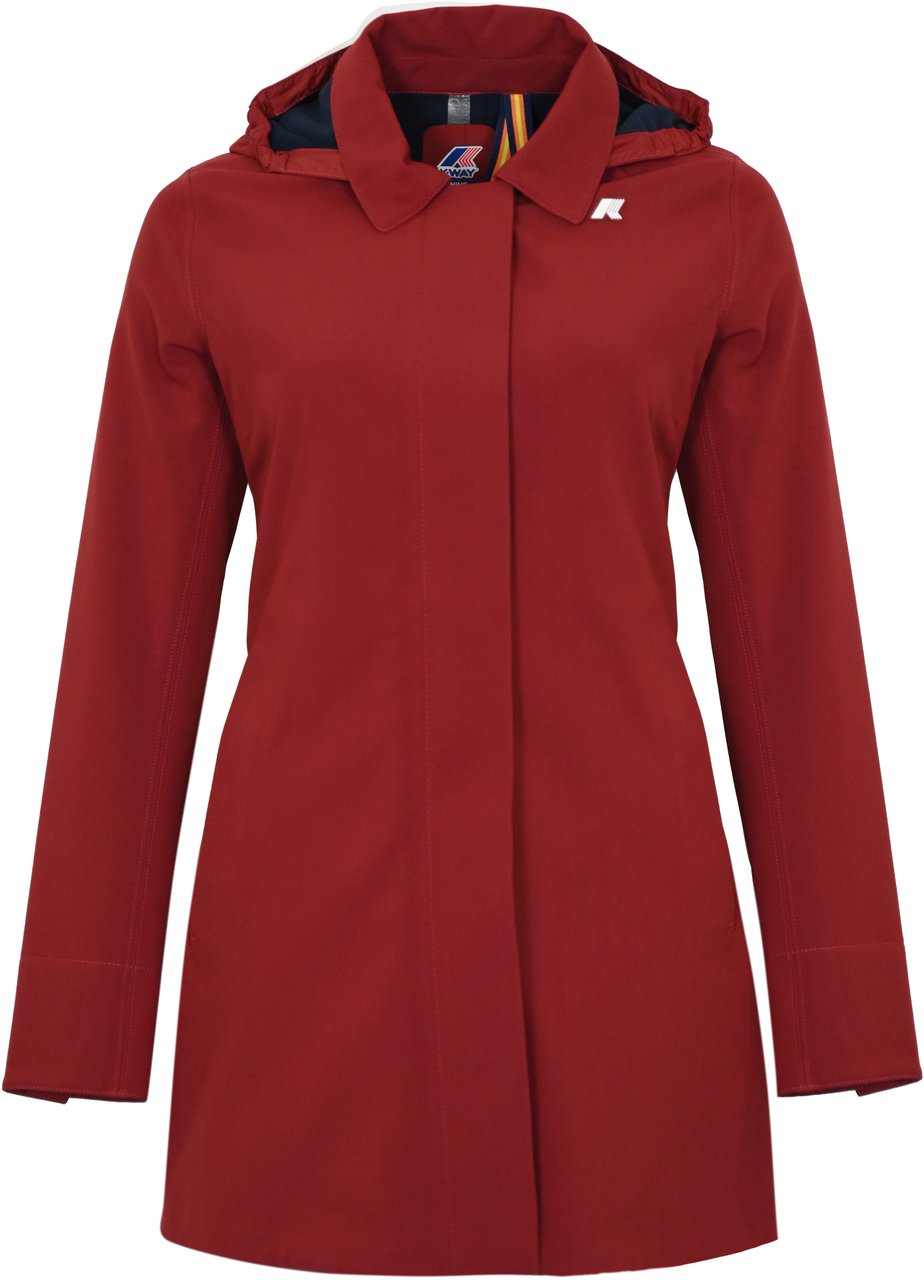 K-WAY Coats Red Syrah Blue Dep Rood
