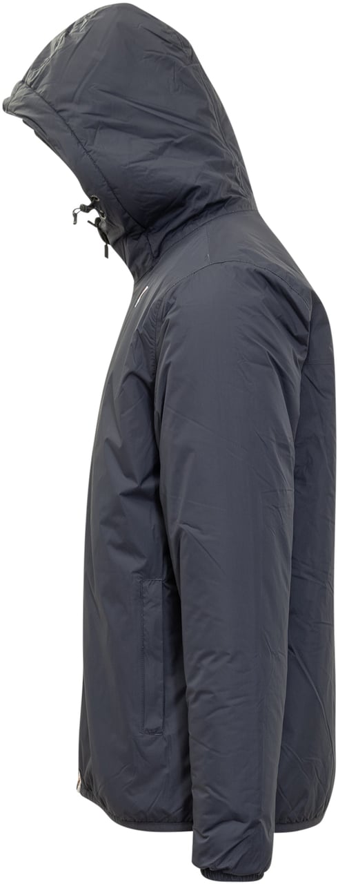K-WAY K-Way Giacca Blu con Cappuccio e Interno Teddy Blauw
