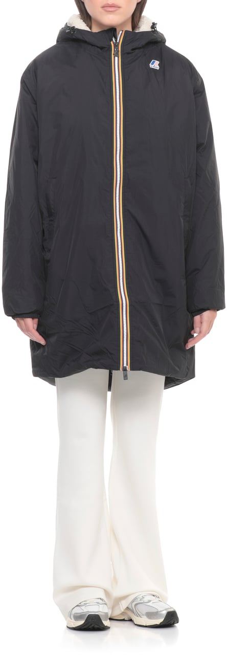 K-WAY Coats Black Zwart