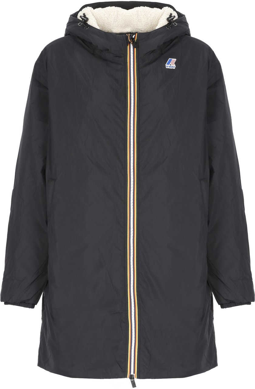 K-WAY Coats Black Zwart