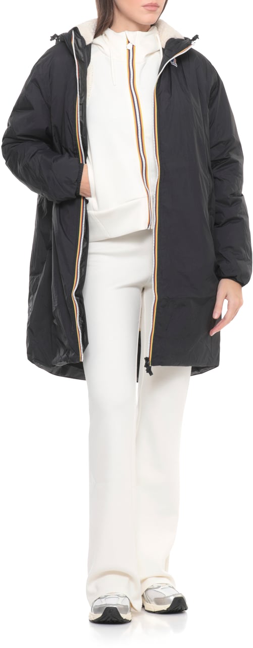 K-WAY Coats Black Zwart