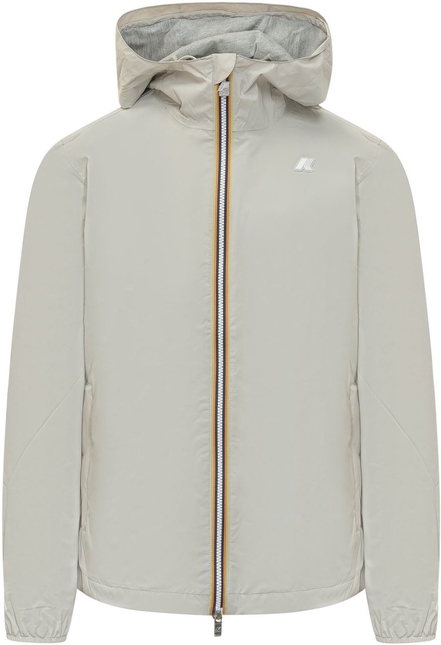 K-WAY Giacca con cappuccio e zip frontale Wit