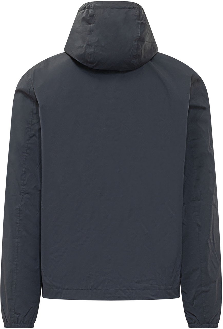 K-WAY Giacca Stretch con Cappuccio e Zip Navy