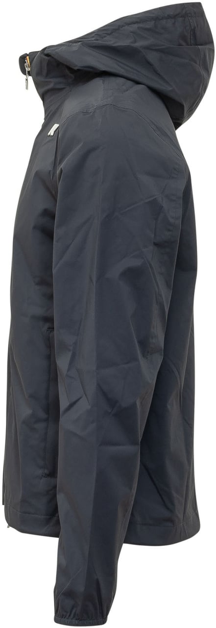 K-WAY Giacca Stretch con Cappuccio e Zip Navy