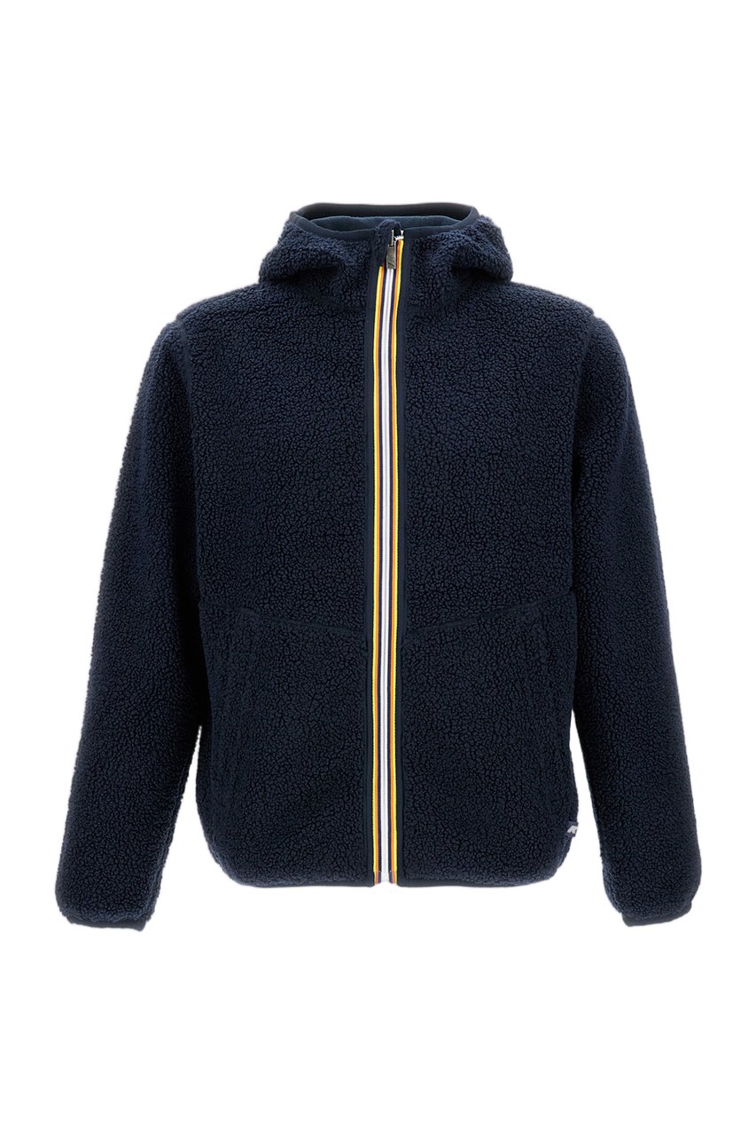 K-WAY Blue Jack Sherpa Reversible Jacket Blauw