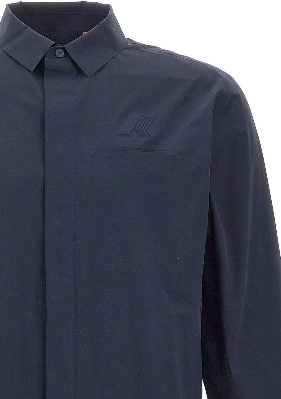 K-WAY Shirts Blue Navy
