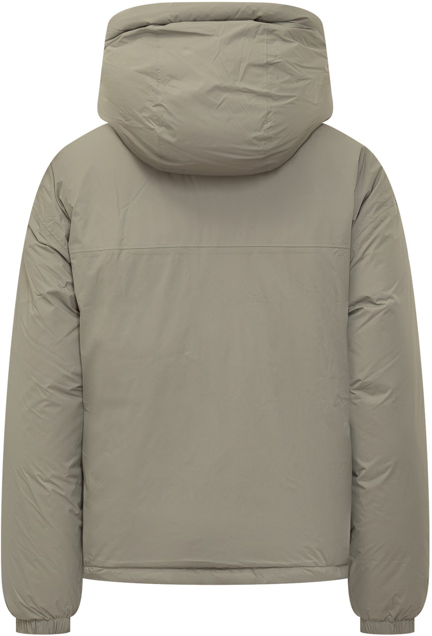 K-WAY Piumino con Cappuccio Beige K-Way Groen