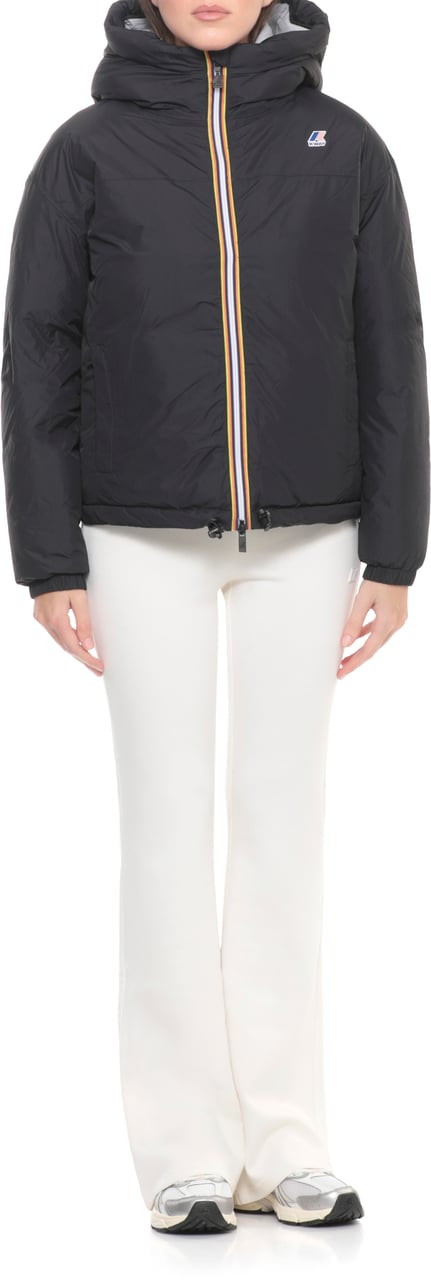 K-WAY Coats Black Zwart