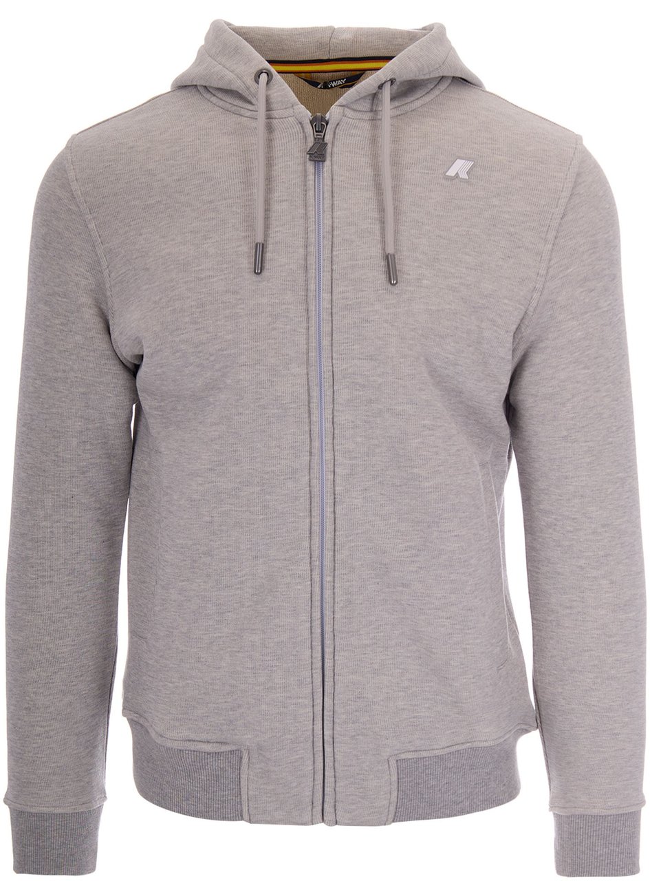 K-WAY Sweaters Grey Mid Mel Lichtgrijs