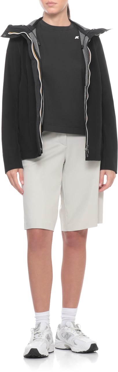 K-WAY Coats Black Zwart