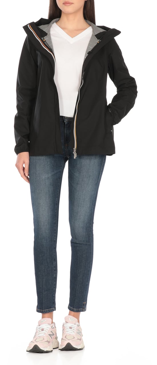 K-WAY Coats Black Zwart