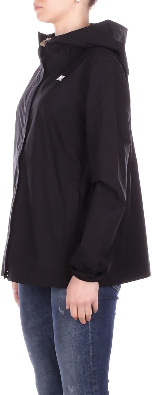 K-WAY Coats Black Pure Zwart