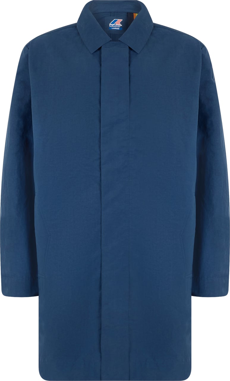 K-WAY Poirol coat in technical fabric Blauw