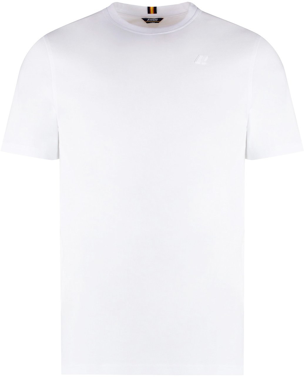 K-WAY Odom Letitrain Cotton crew-neck T-shirt Wit