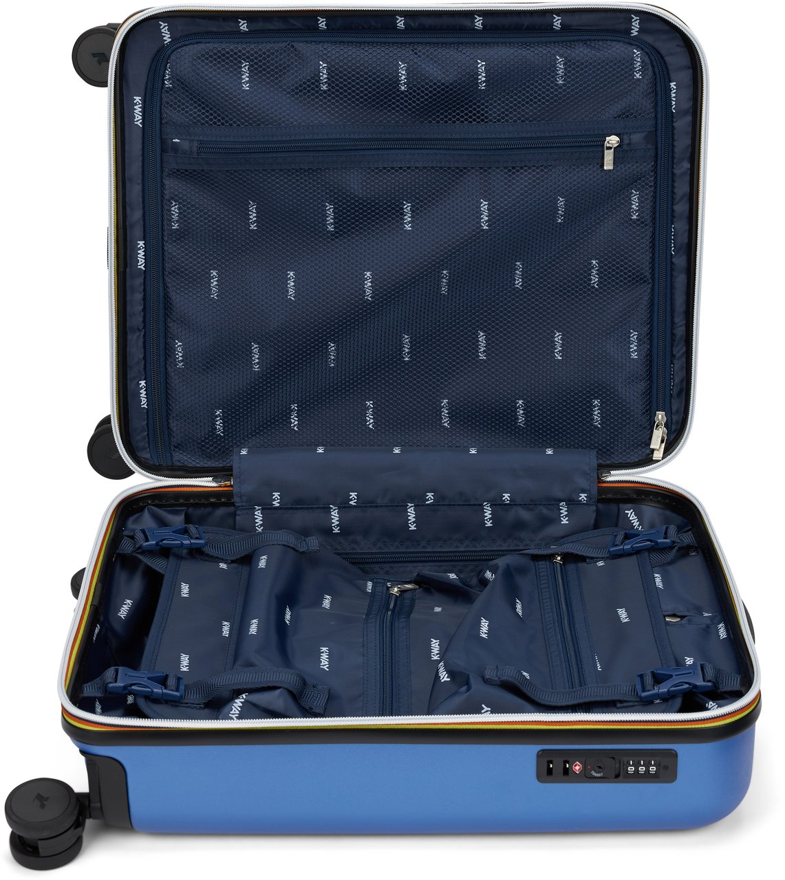 K-WAY Hard trolley Eudoxie Blauw
