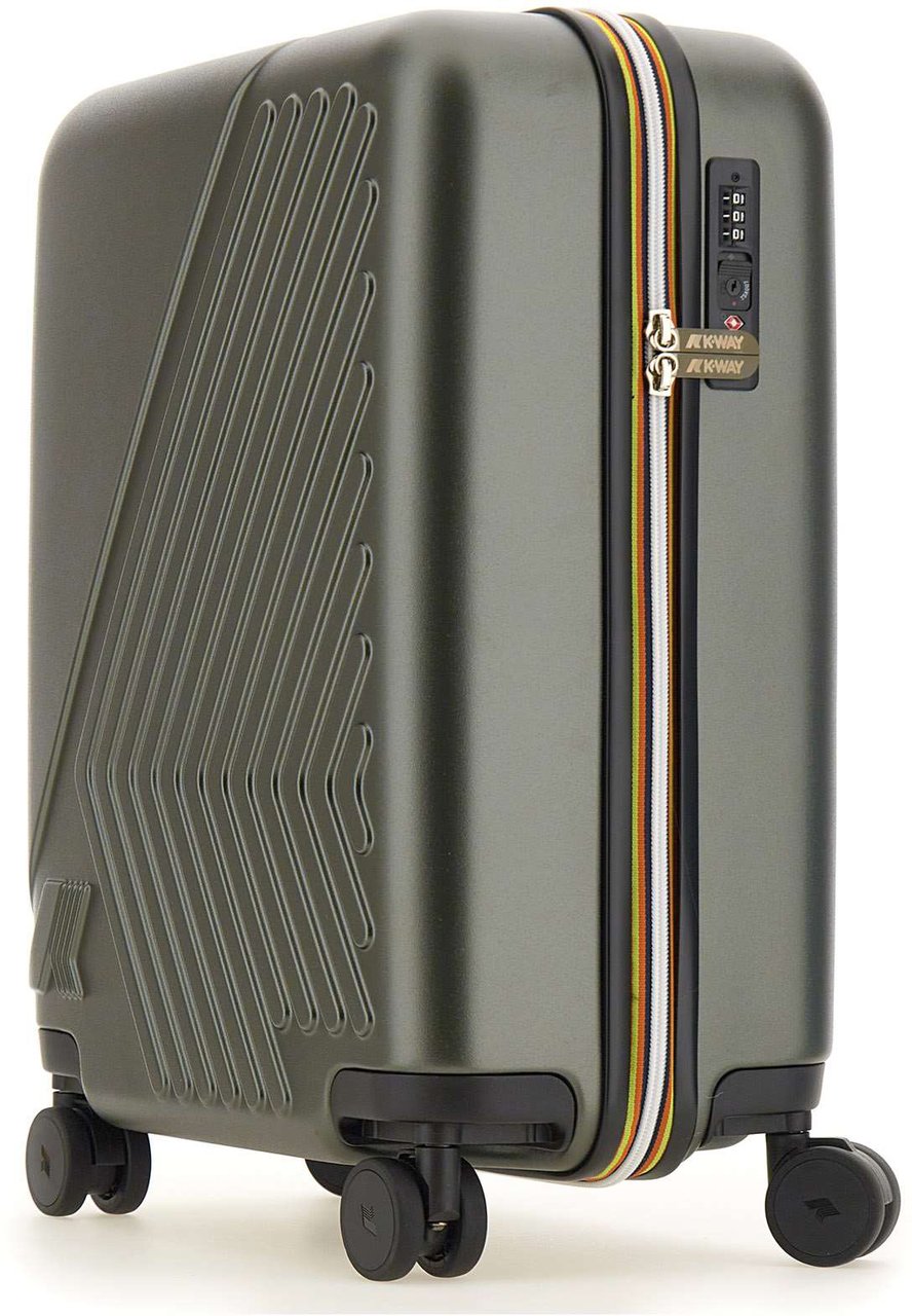 K-WAY Suitcases Green Donkergroen