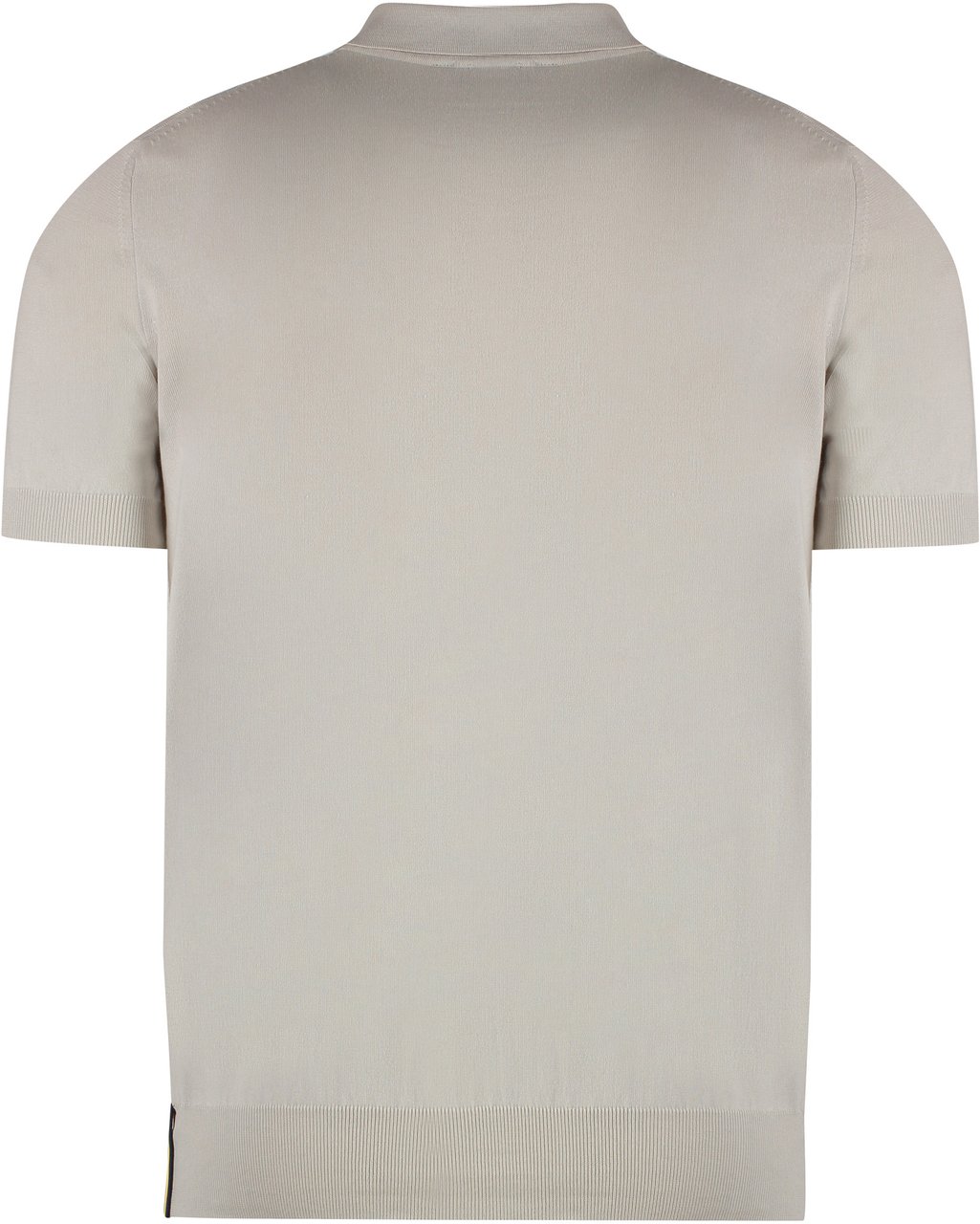 K-WAY Pleyne knitted cotton polo shirt Beige
