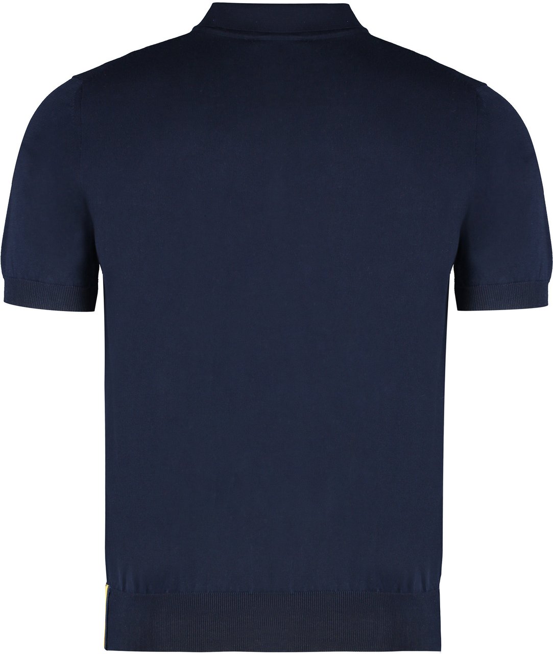 K-WAY Pleyne knitted cotton polo shirt Blauw