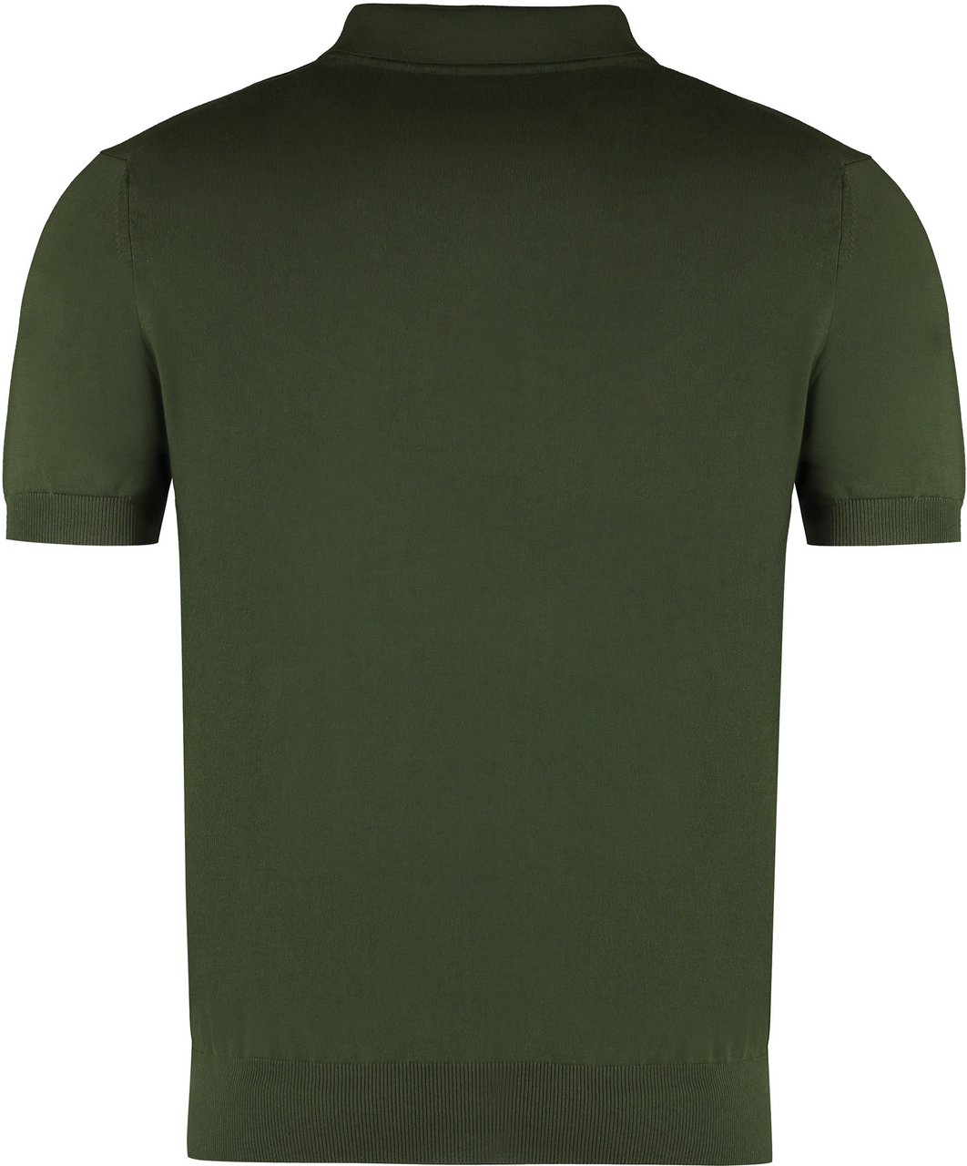 K-WAY Pleyne knitted cotton polo shirt Groen