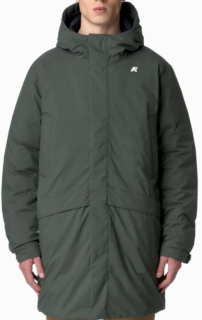 K-WAY Jackets Green Black Groen