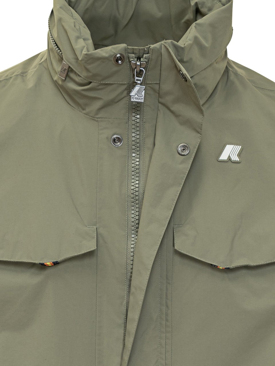 K-WAY Parka Corto Groen