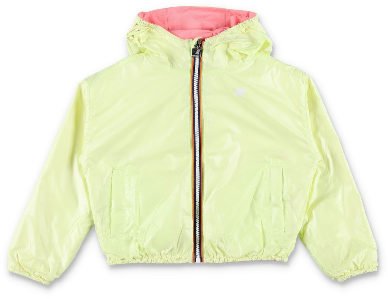 K-WAY Laurette Double Jacket Pink/Lime Divers