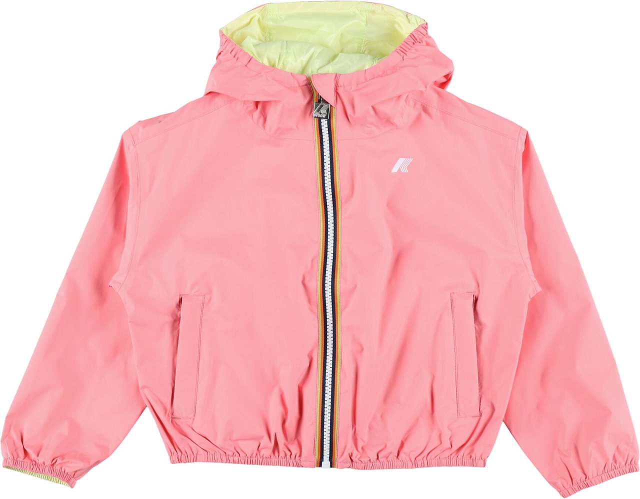 K-WAY Laurette Double Jacket Pink/Lime Divers