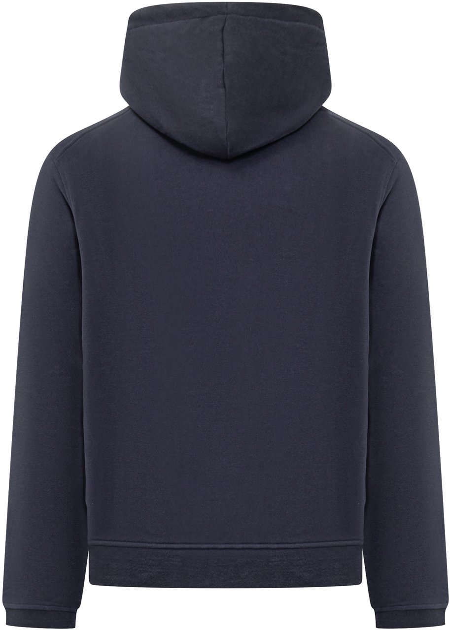 K-WAY Felpa Blu con Cappuccio K-Way Navy