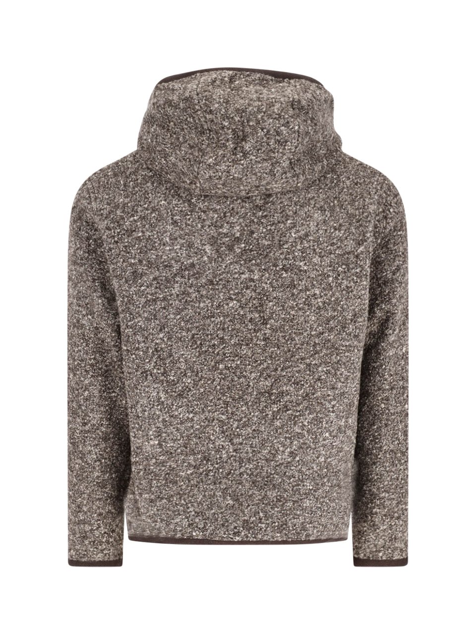 K-WAY Hooded Teddy Sweatshirt – Brown Neutraal