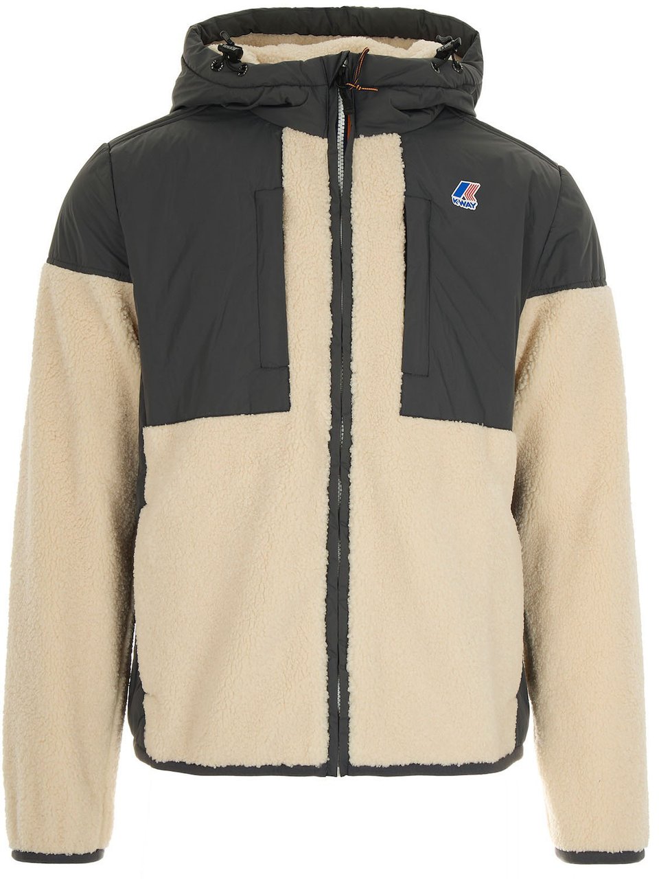 K-WAY Coats Grey Shadow Dkecru Grijs