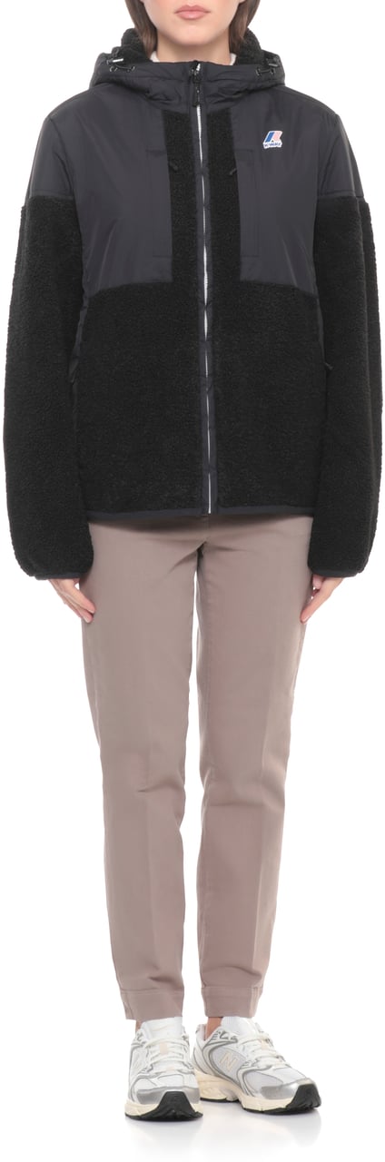 K-WAY Coats Black Zwart