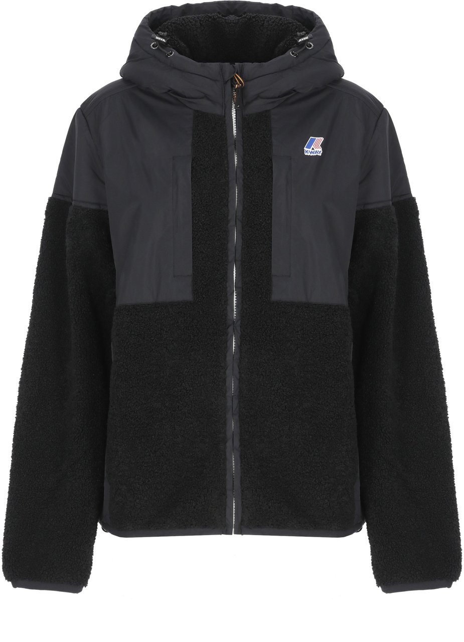 K-WAY Coats Black Zwart