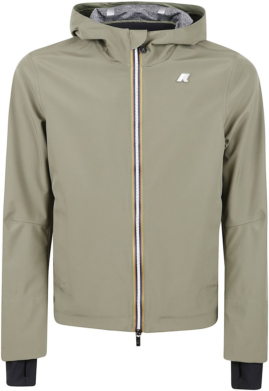 K-WAY Coats Militare Lime