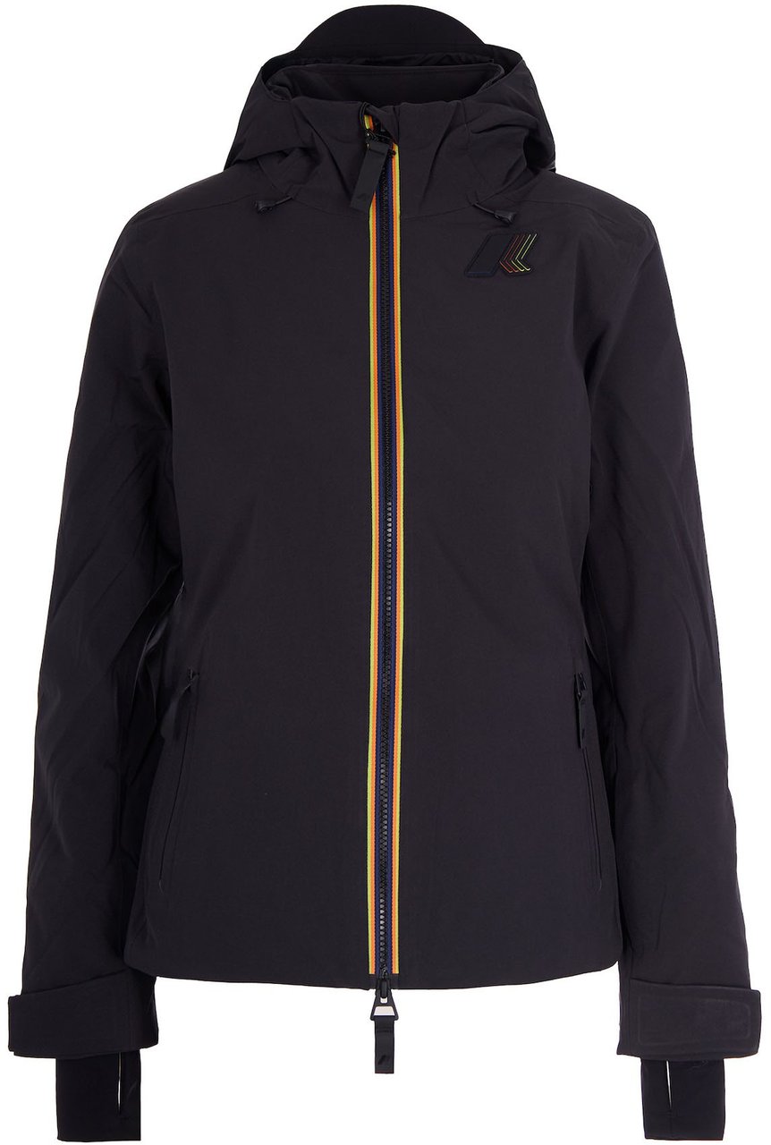 K-WAY Coats Black Pure Zwart