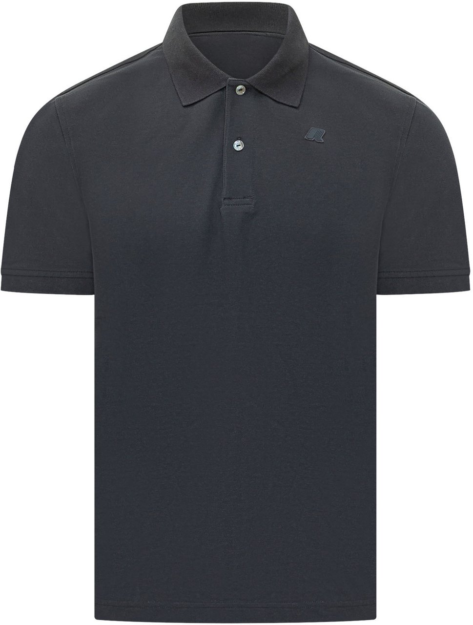 K-WAY Polo Amedee in Piquet con Logo Donkergrijs