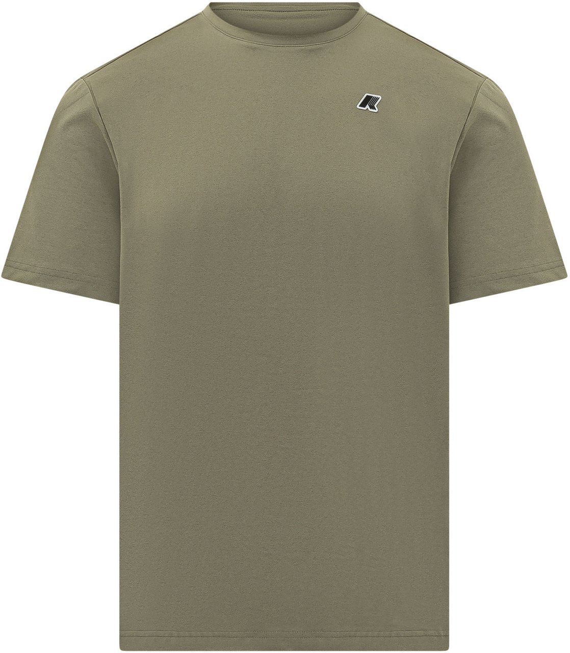 K-WAY T-shirt Girocollo con Logo Lime
