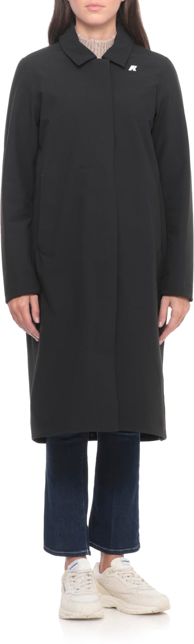 K-WAY Coats Black Zwart