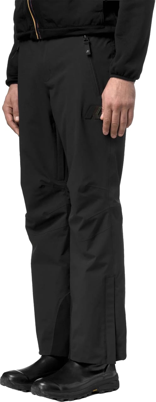 K-WAY Black Queyras 2L Twill Technical Pants Zwart