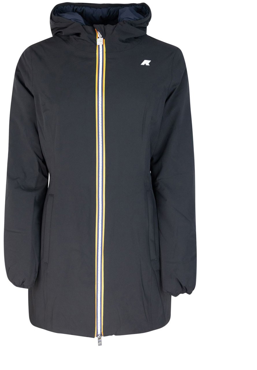 K-WAY Coats Black Pureblue Depth Navy