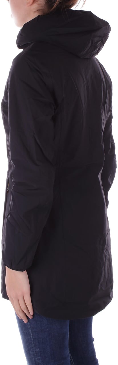 K-WAY Coats Black Pure Blue Depth Zwart