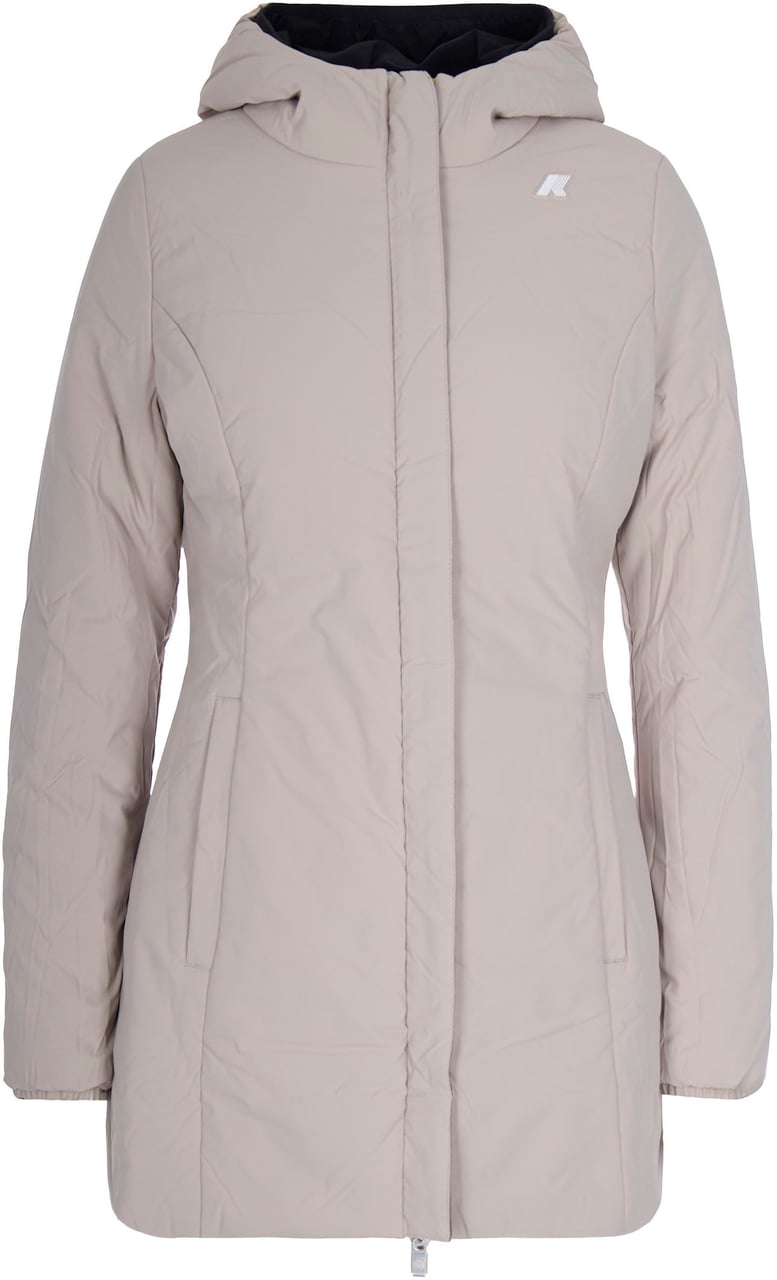 K-WAY Coats Blck Purebeige Cash Zwart